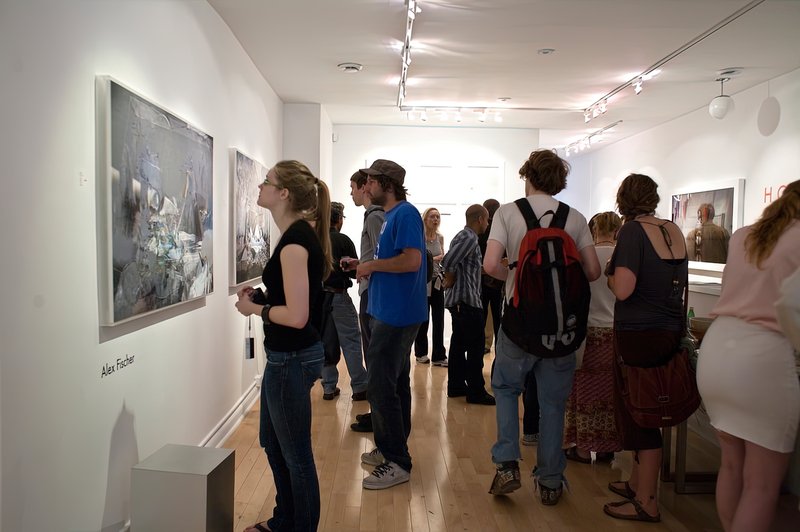 20090702 Alex Fischer Hot! O'Born Contemporary 05 South West Esteem +Jeff Wall Dug Me a Mountain documentation